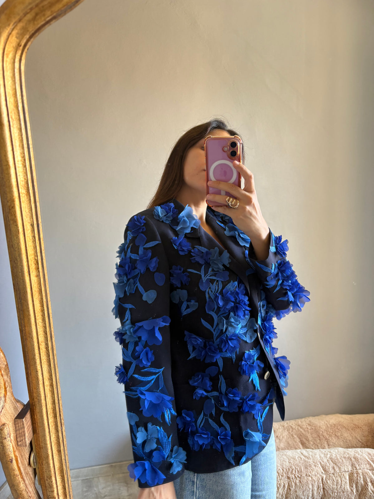 Blazer petalo blu