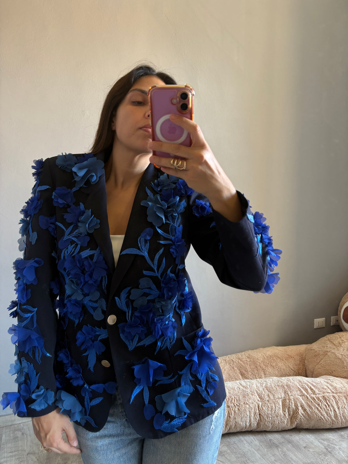 Blazer petalo blu