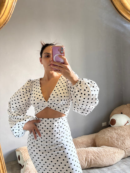 Abito midi pois
