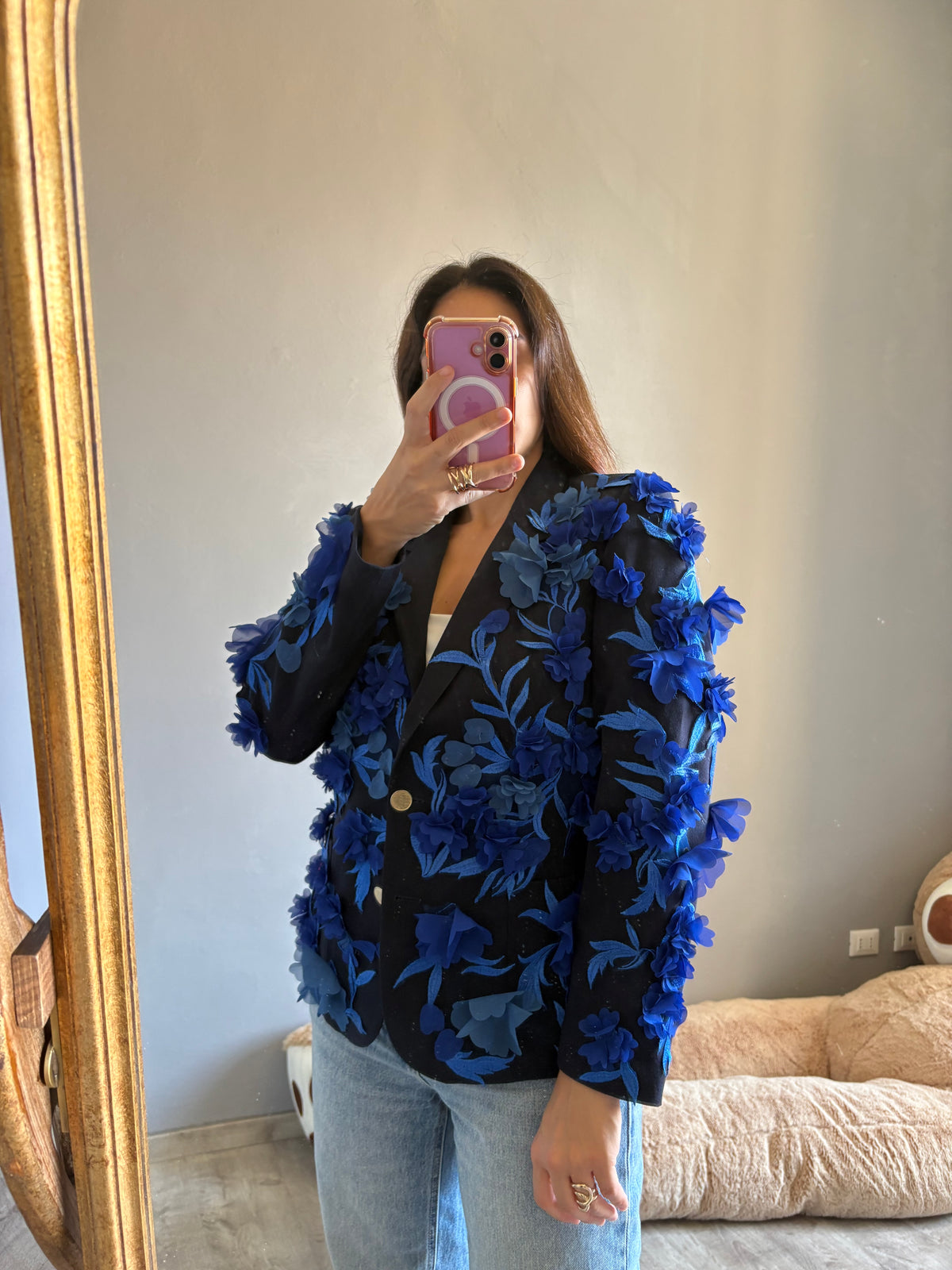 Blazer petalo blu